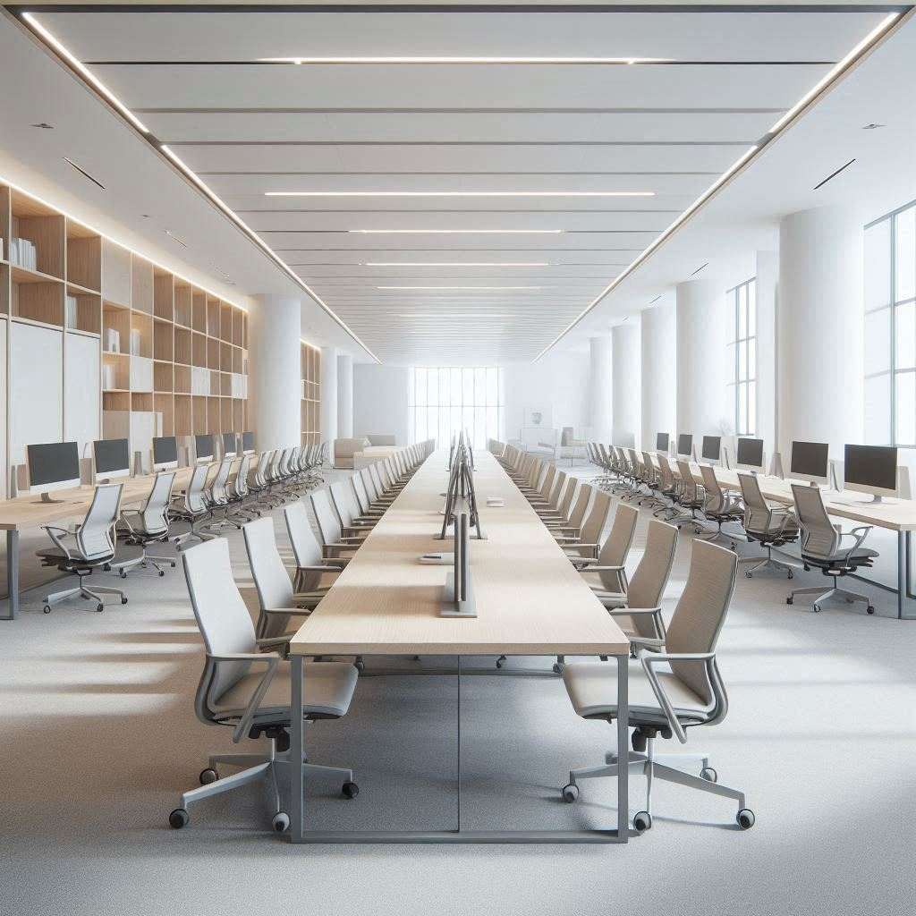 风控部门写字楼办公推进灵活工位设置遇到办公区局部施工需先核对哪些信息